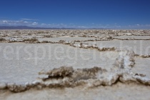 Salzkruste auf dem Salar de Uyuni, Bolivien