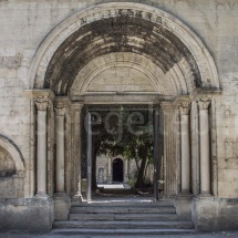 Eingang zur Chapel Sain-Honorat in Arles